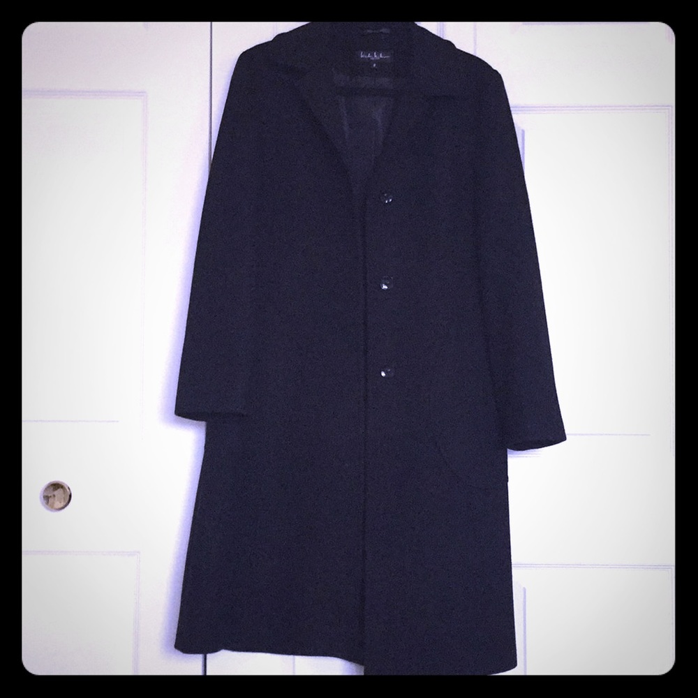 Black Wool Winter Coat